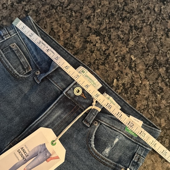 reGeneration by Pink mid rise denim ankle skinny Jeans NWT 5/27 - Picture 9 of 11